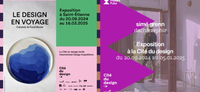 visite guidée pour tous des exposition "le design en voyage" et "dach&zephir, simé grenn"